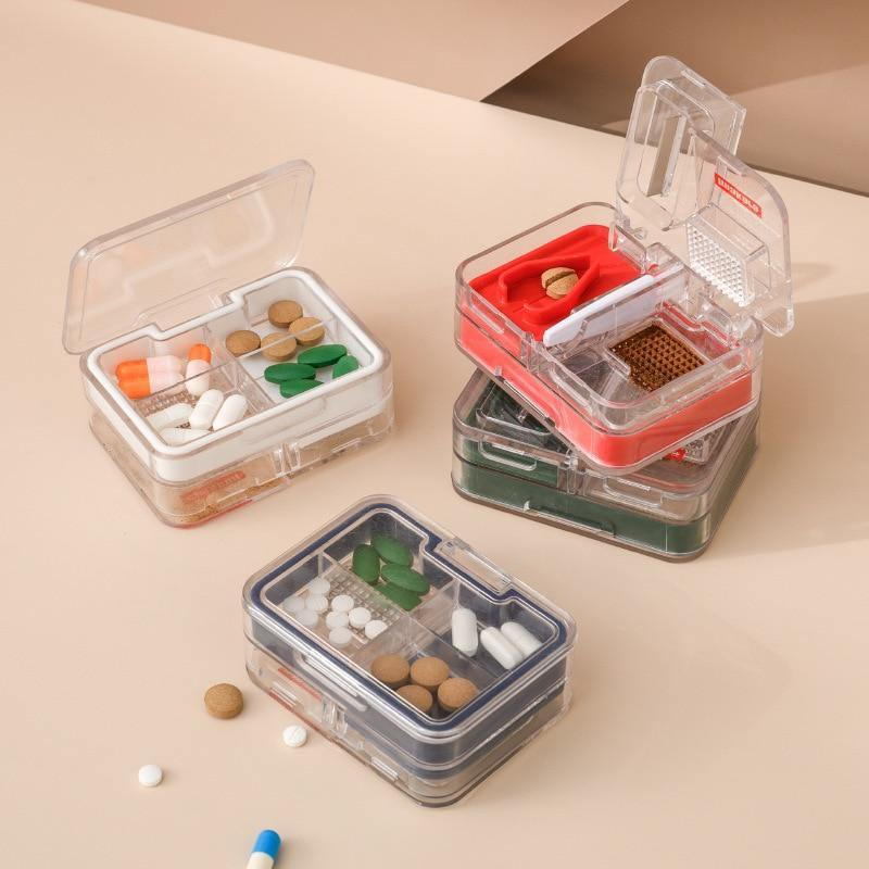Portable Mini Pill Cutter Storage Box - Image 0