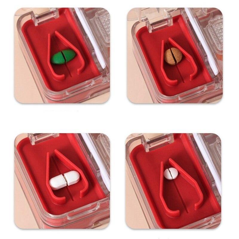 Portable Mini Pill Cutter Storage Box - Image 5