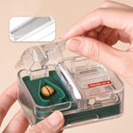 Portable Mini Pill Cutter Storage Box