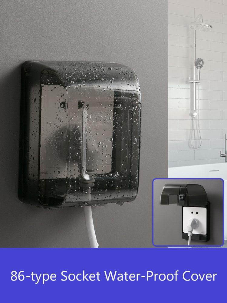 Bathroom Waterproof Large Transparent Socket Protective Box - Image 0