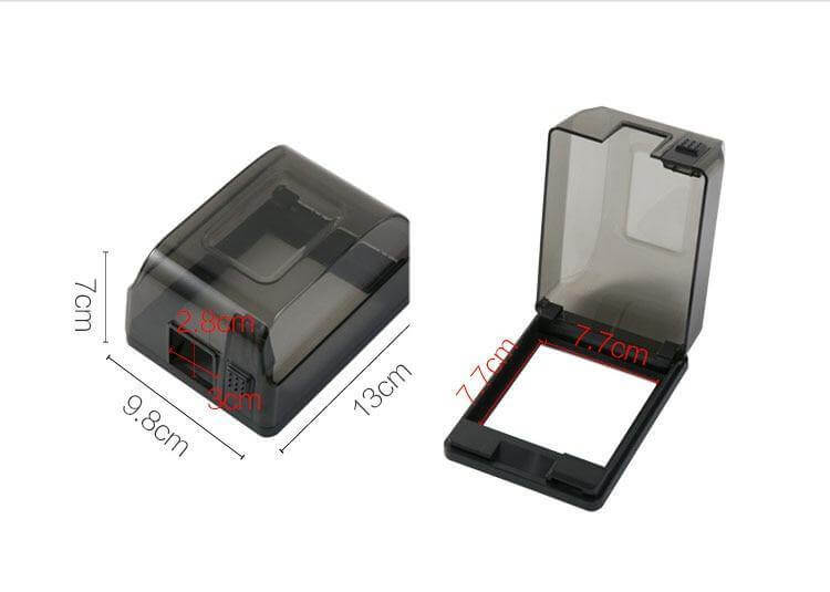 Bathroom Waterproof Large Transparent Socket Protective Box - Image 5
