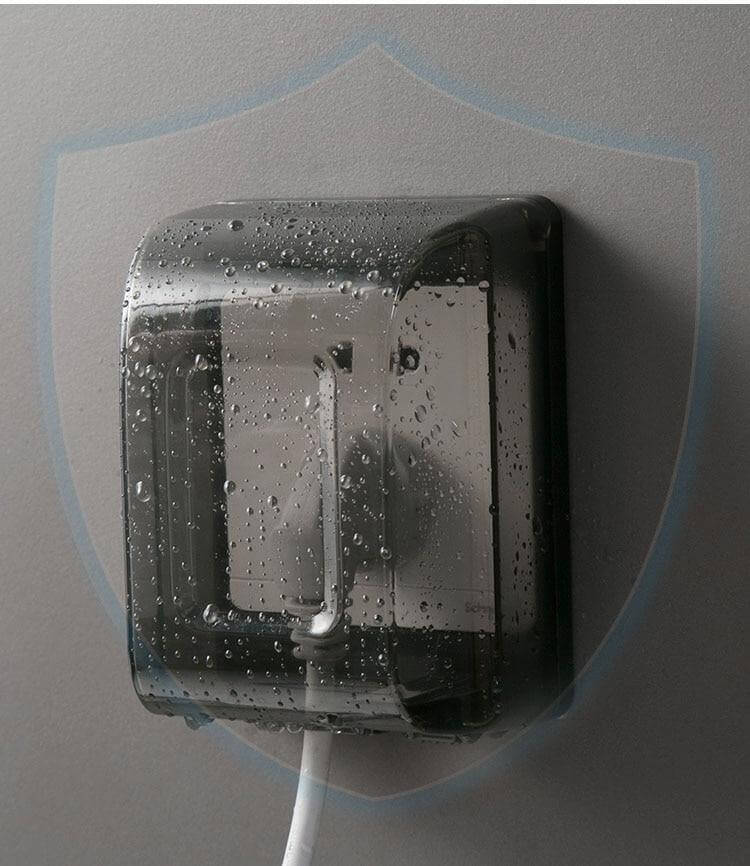 Bathroom Waterproof Large Transparent Socket Protective Box - Image 7