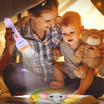 Educational Cartoon Kids Flashlight Projector