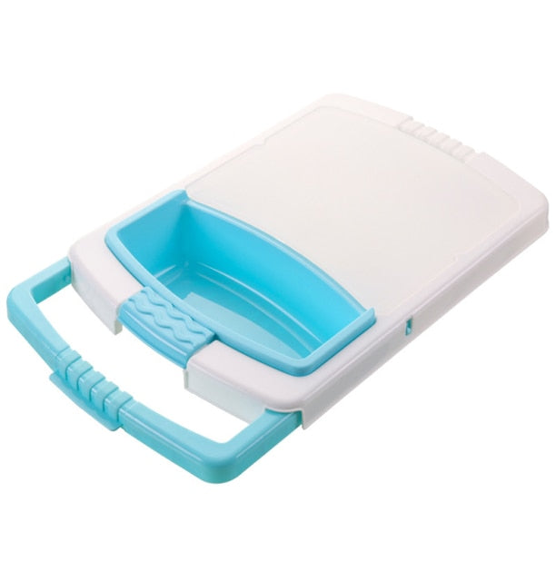 Portable Cutting Board Vegetable Drainer - Image 2