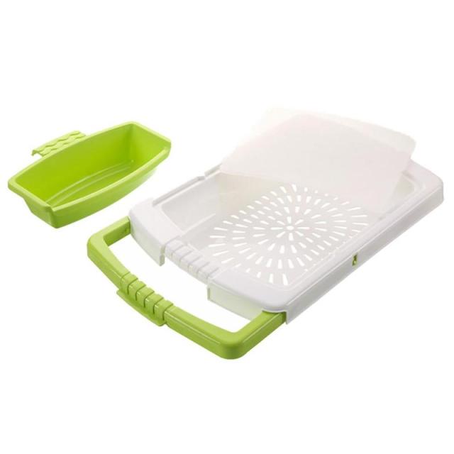 Portable Cutting Board Vegetable Drainer - Image 6