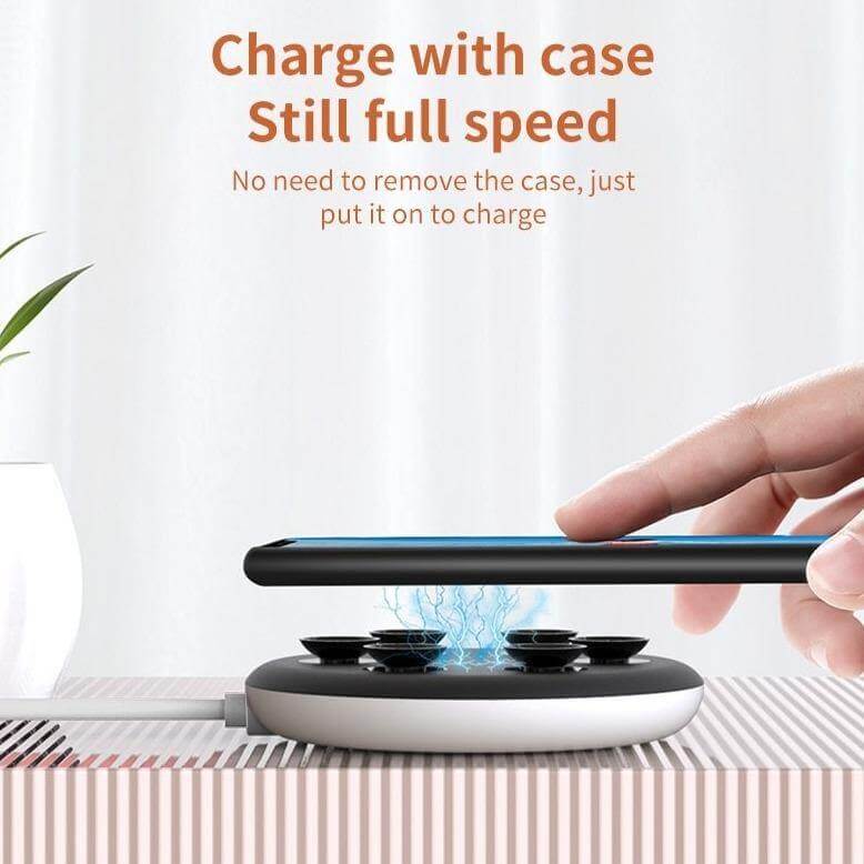 Suction Powered Smartphone Wireless Charger