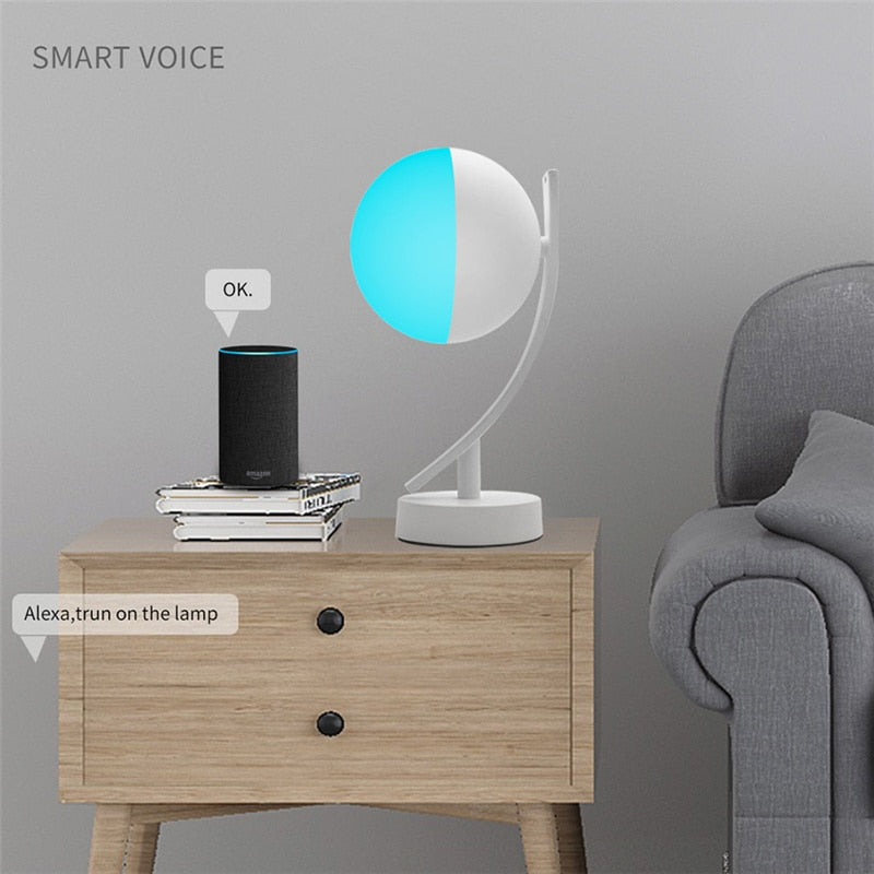 Elegant Smart Voice Dimmable LED Desk Lamp