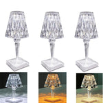 Diamond Acrylic Table Lamp