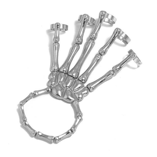 Skeleton Punk Halloween Finger Bracelet