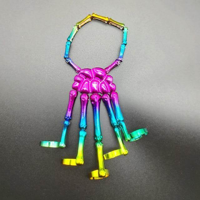 Skeleton Punk Halloween Finger Bracelet - Image 9