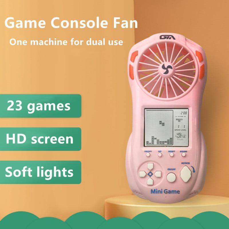 2in1 Portable Mini Game Console with Fan - Image 0