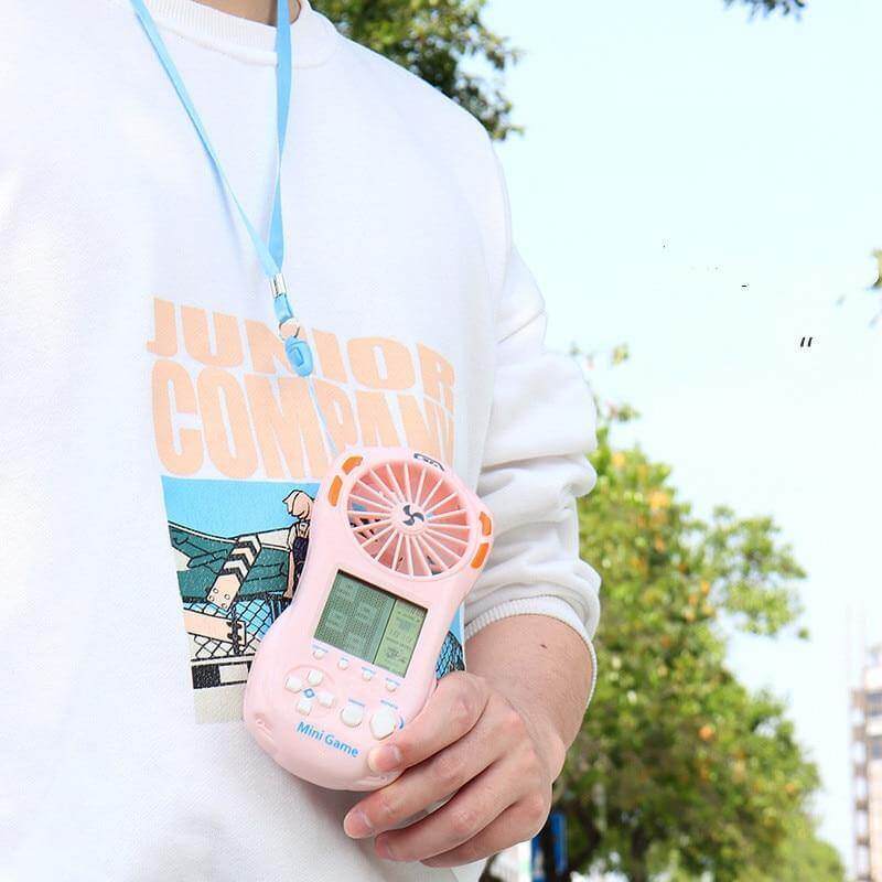2in1 Portable Mini Game Console with Fan - Image 2