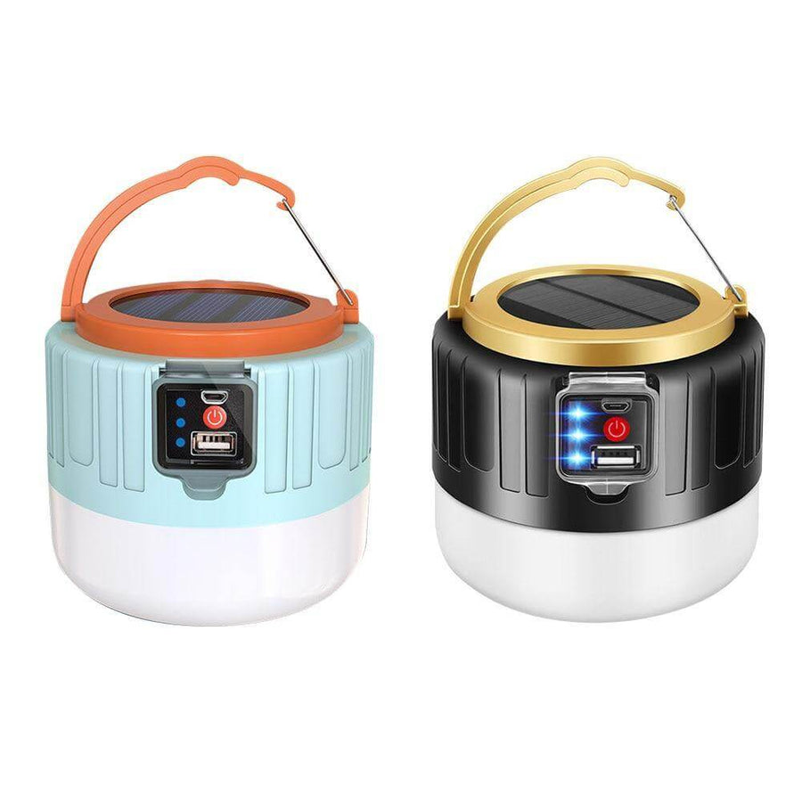 Outdoor Waterproof Solar Rechargeable Camping LED Lamp - Image 0
