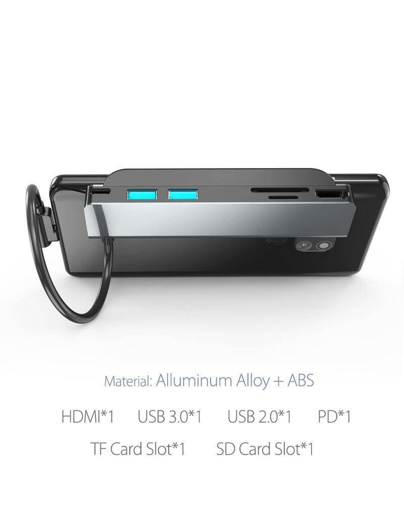 6in1 USB-C Docking Station Adapter Hub - Image 2