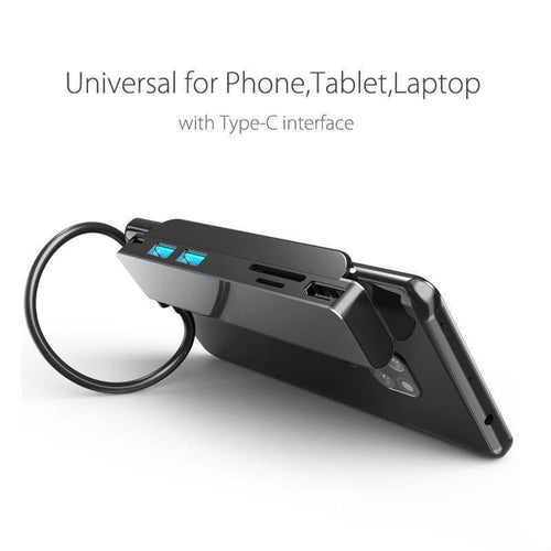 6in1 USB-C Docking Station Adapter Hub - Image 0