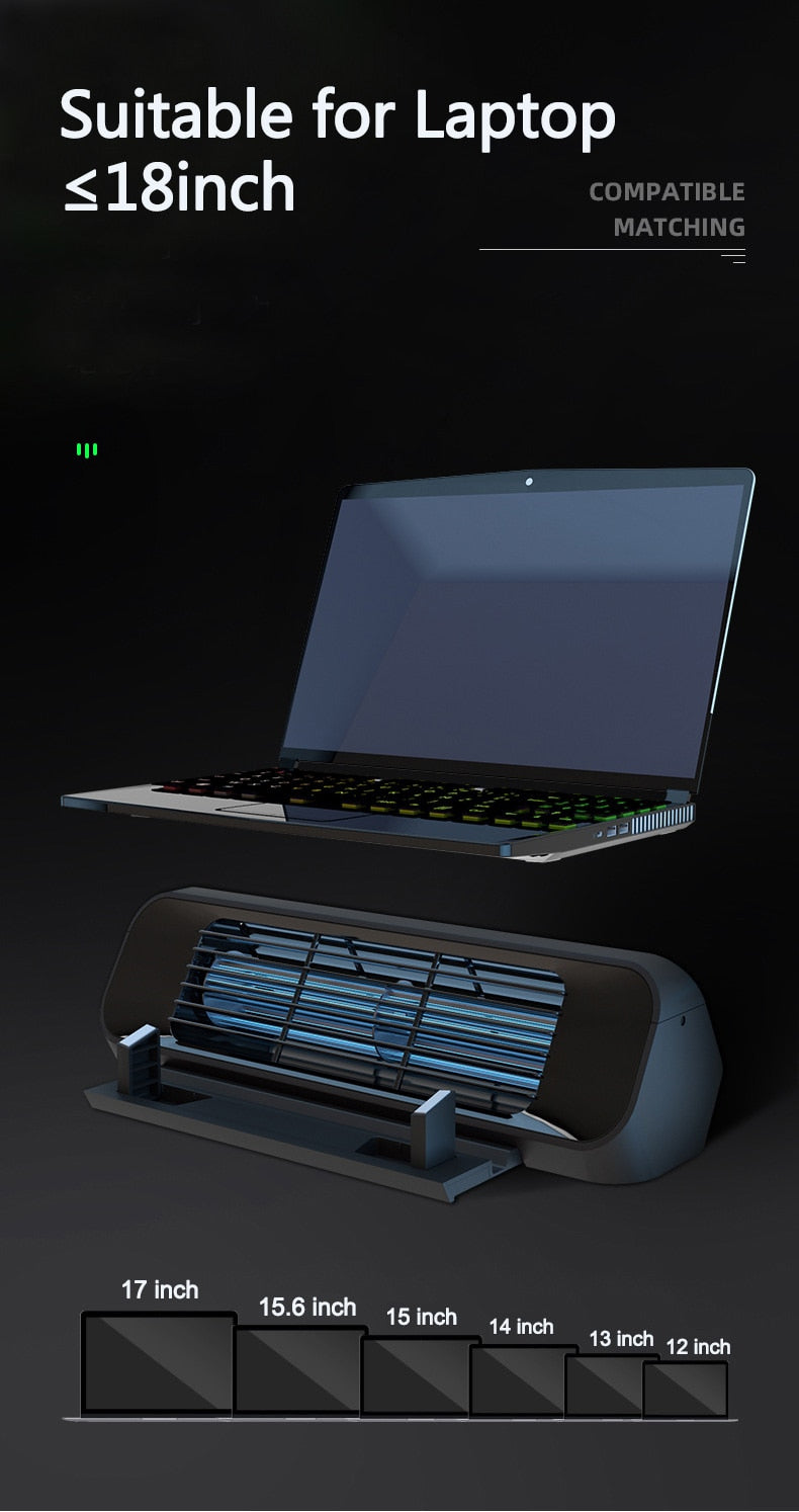 Laptop Gaming Turbo Boost Cooler