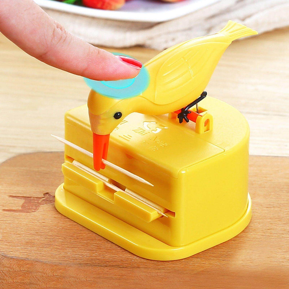 Small Bird Lovely Automatic Toothpick Holder