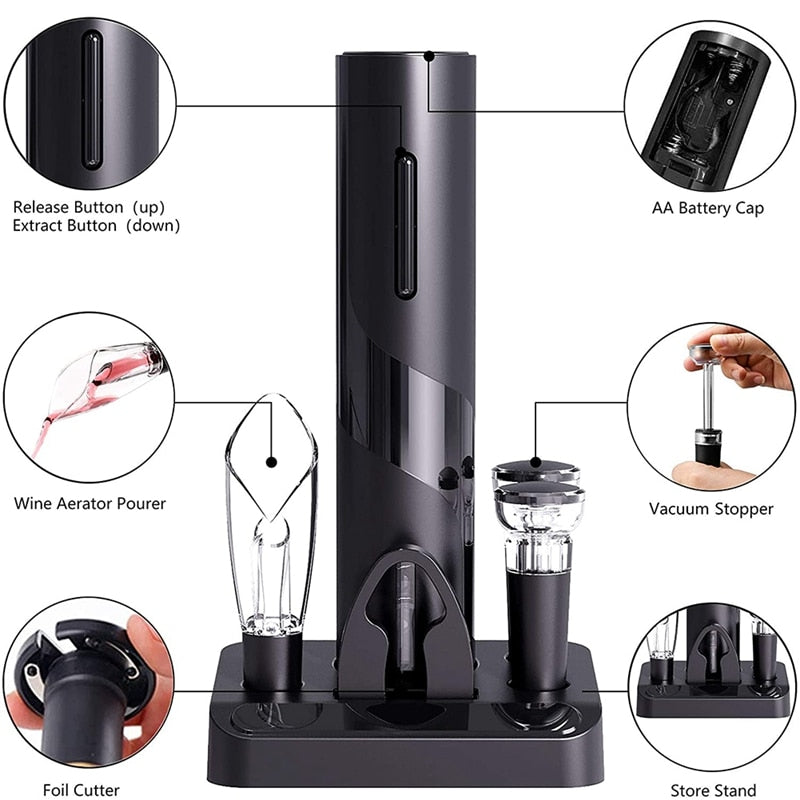 New Style Rechargeable Automatic Wine Bottle Opener - Image 6