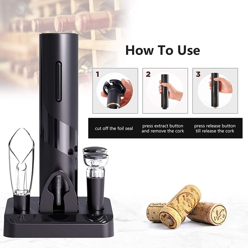 New Style Rechargeable Automatic Wine Bottle Opener - Image 3