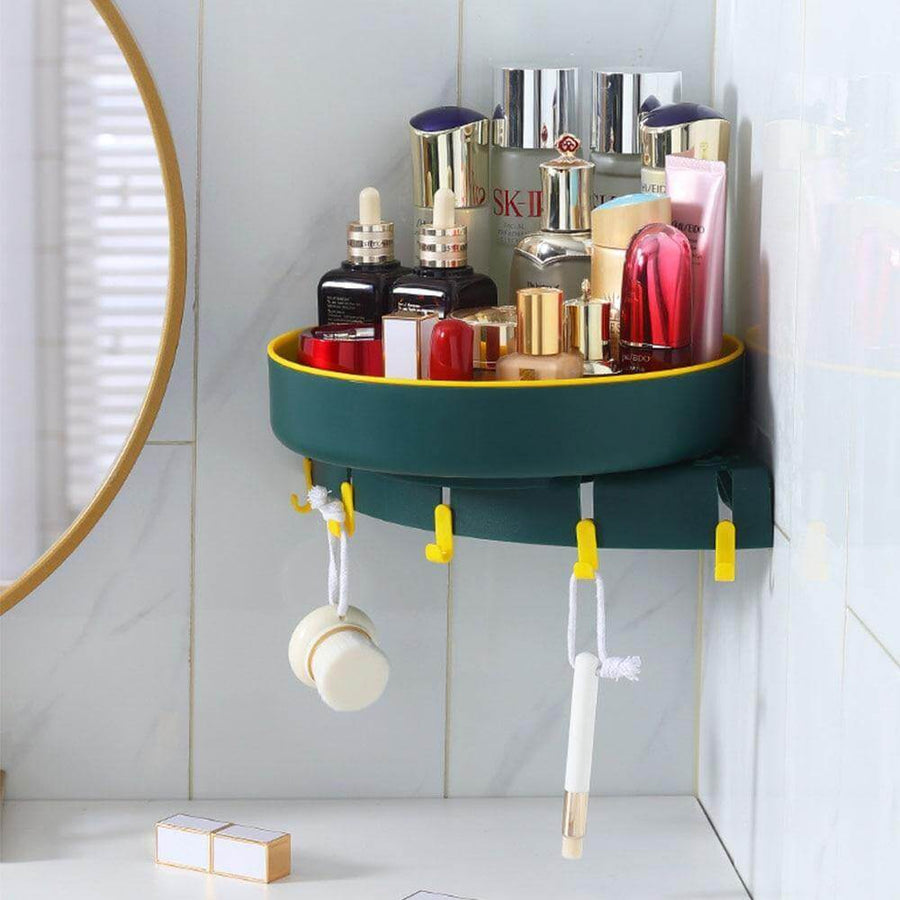 Triangle Wall-mounted Corner Kitchen Organizer Storage Rack - Image 9