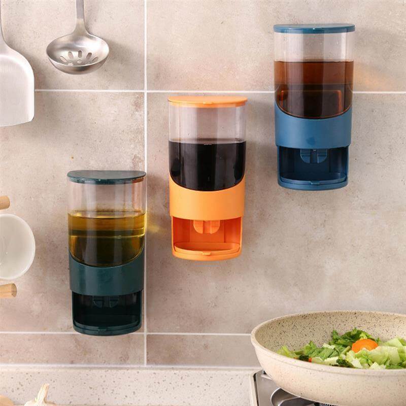 Wall Mounted Kitchen Oil Storage Dispenser - Image 0