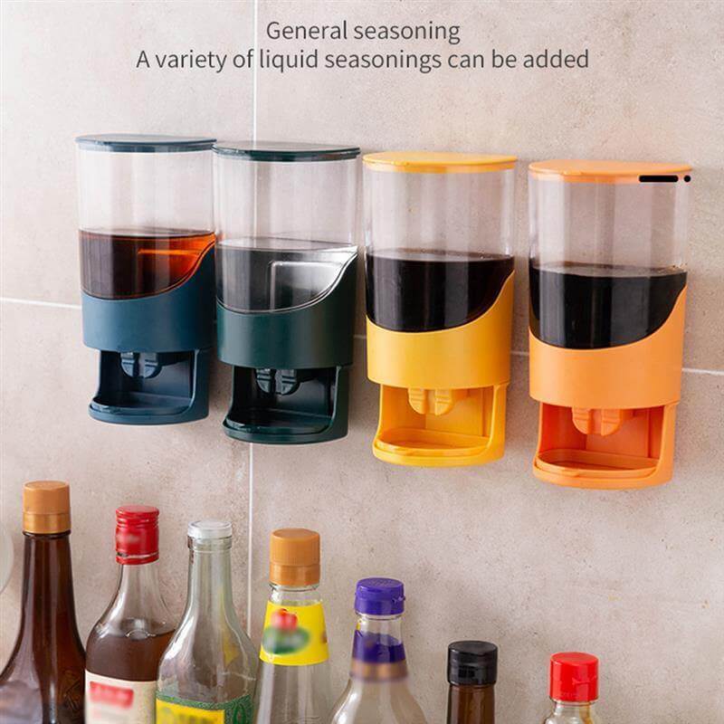 Wall Mounted Kitchen Oil Storage Dispenser - MaviGadget