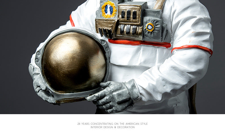 Modern Dog Astronaut Resin Figurine - Image 4