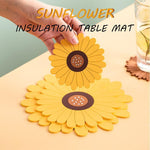 Multifunctional Sunflower Table Mat Coaster