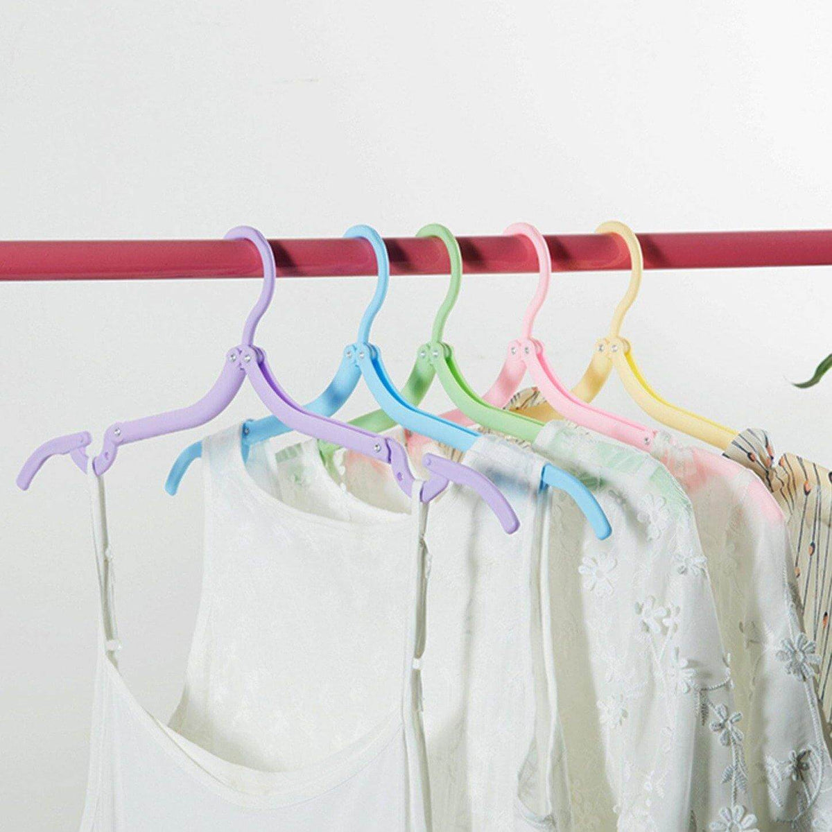 Foldable Magic Easy Travel Clothes Hanger - MaviGadget