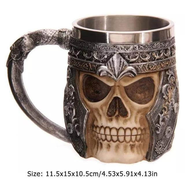 Ancient Skull Stainless Steel Mug - Image 5