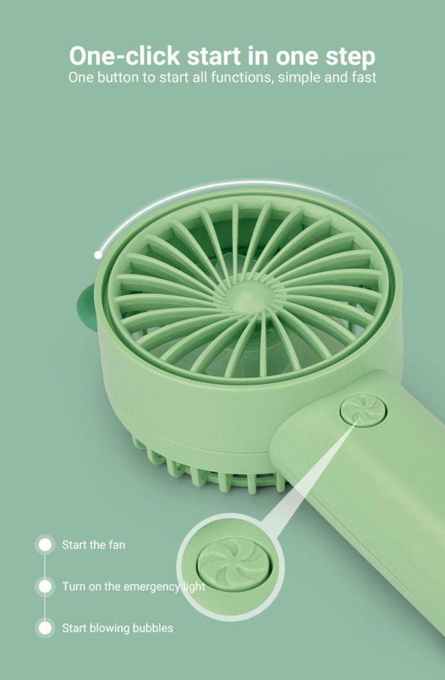 Magic Fan USB Automatic Bubble Blower Machine - Image 4