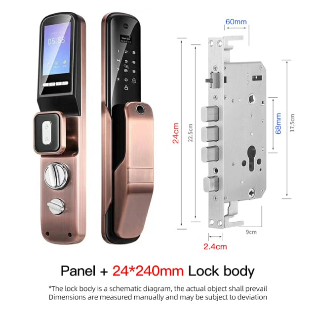 Intelligent Security Biometric Fingerprint Door Lock