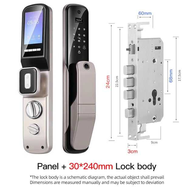 Intelligent Security Biometric Fingerprint Door Lock