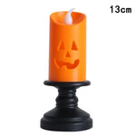 LED Scary Pumpkin Halloween Candle Light