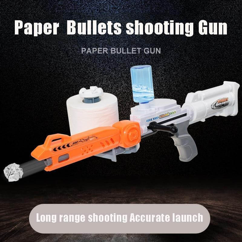 Wet Roll Paper Toy Shooting Gun - Image 0