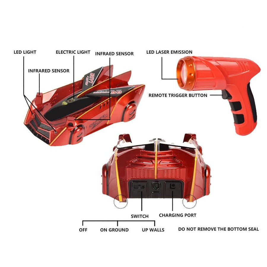 Laser Tracking RC Anti Gravity Car - Image 5
