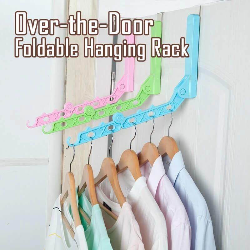 Foldable Over-The-Door Drying Hanging Rack - Image 6