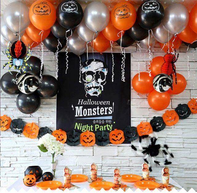 Halloween Colors Home Decoration Balloon Kit - Image 6