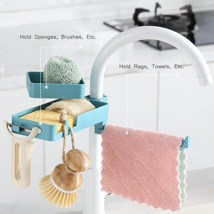 Multilayer Rotatable Kitchen Sink Drain Organizer - Image 6