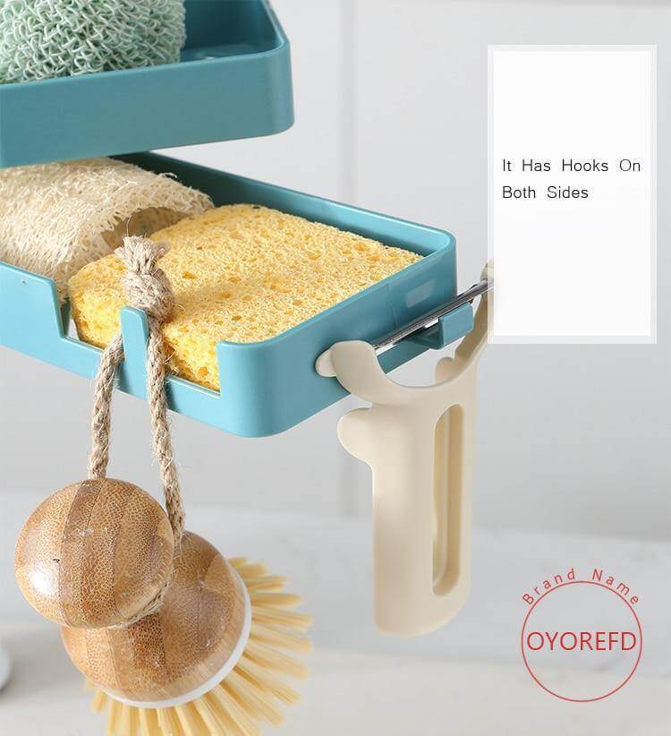 Multilayer Rotatable Kitchen Sink Drain Organizer - MaviGadget