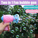 Electric Kids Bubble Flower Fan