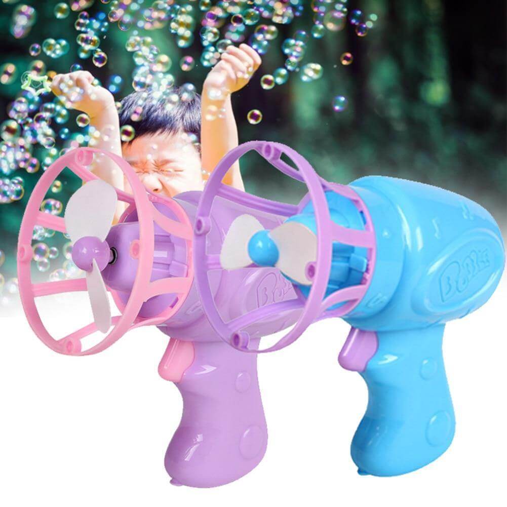 Electric Kids Bubble Flower Fan