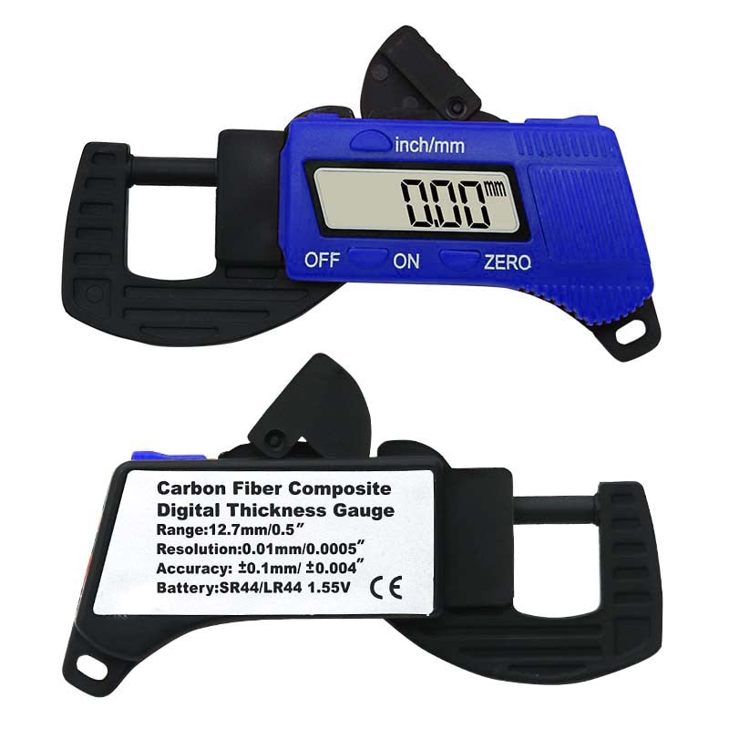 Carbon Fiber Digital Thickness Caliper Tool