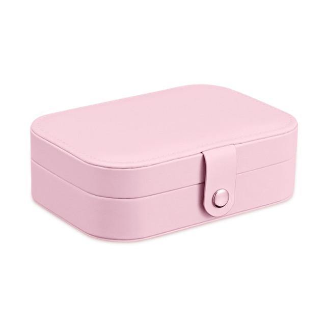 Double-Layer Leather Jewelry Organizer Box - Image 26