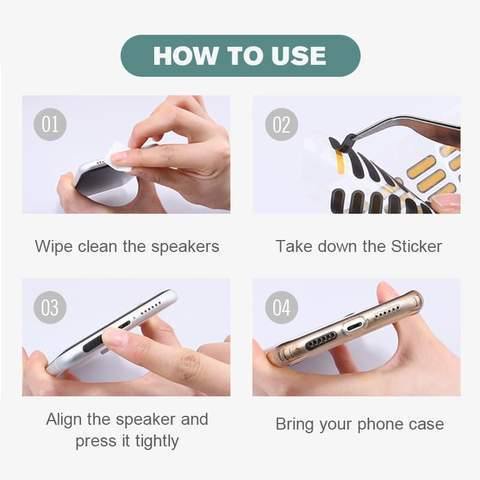 Universal Phone Speaker Dust Proof Sticker Net - Image 4