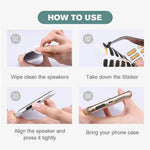 Universal Phone Speaker Dust Proof Sticker Net - MaviGadget