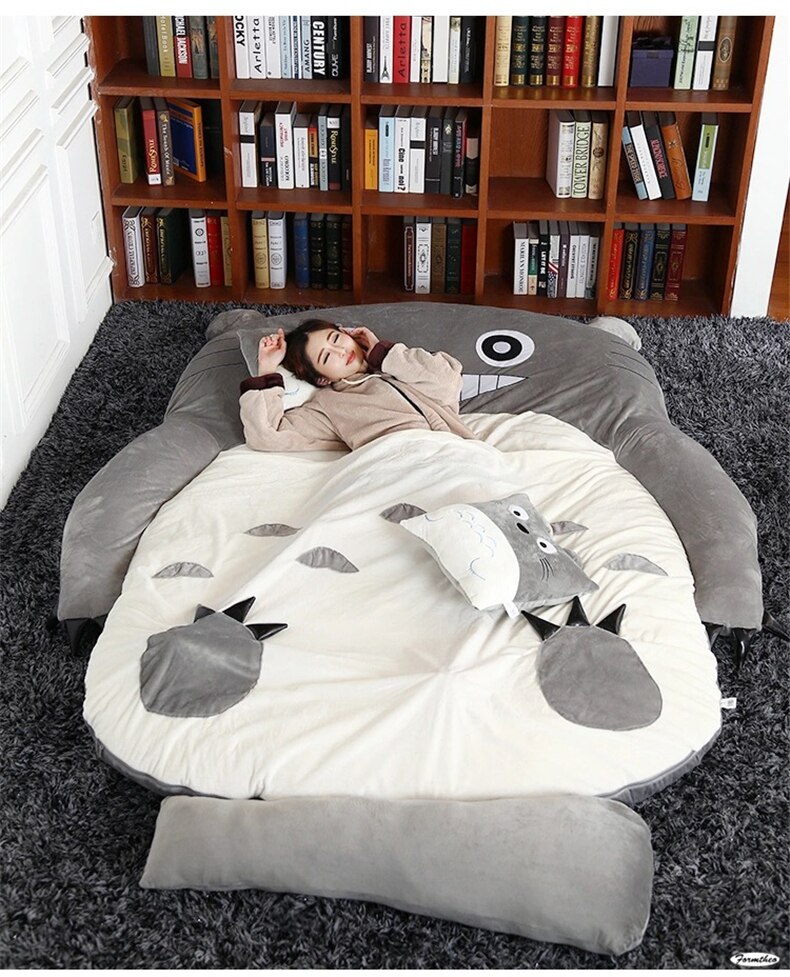 Cute Double Bed Cartoon Beanbag Sofa Bed