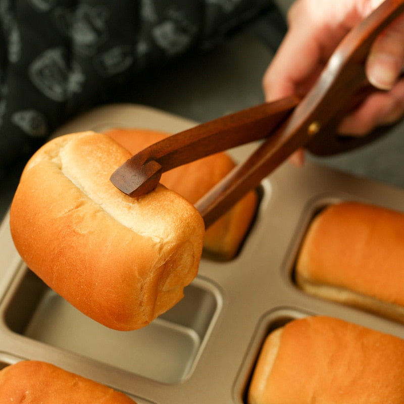 Creative Kitchen Wooden Tongs - Image 2