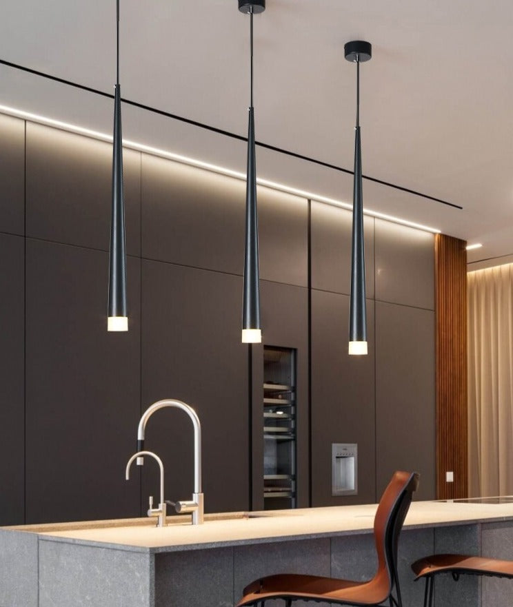 Nordic Long Downlight Elegant Led Chandelier - Image 8