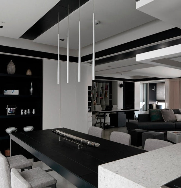 Nordic Long Downlight Elegant Led Chandelier - Image 2